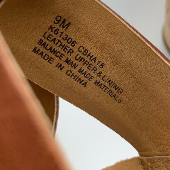 Kork-Ease Ashcroft Leather Wedge Sandal Etiope Brown Size 9 - Picture 10 of 12